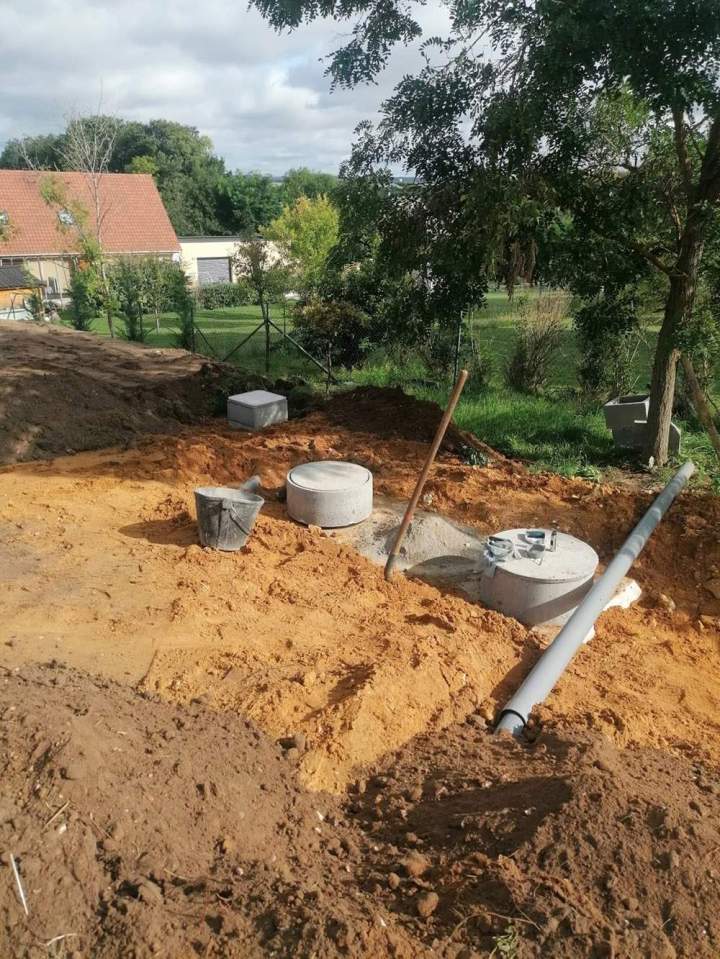 Travaux d'assainissement Saint-Pierre-la-Garenne